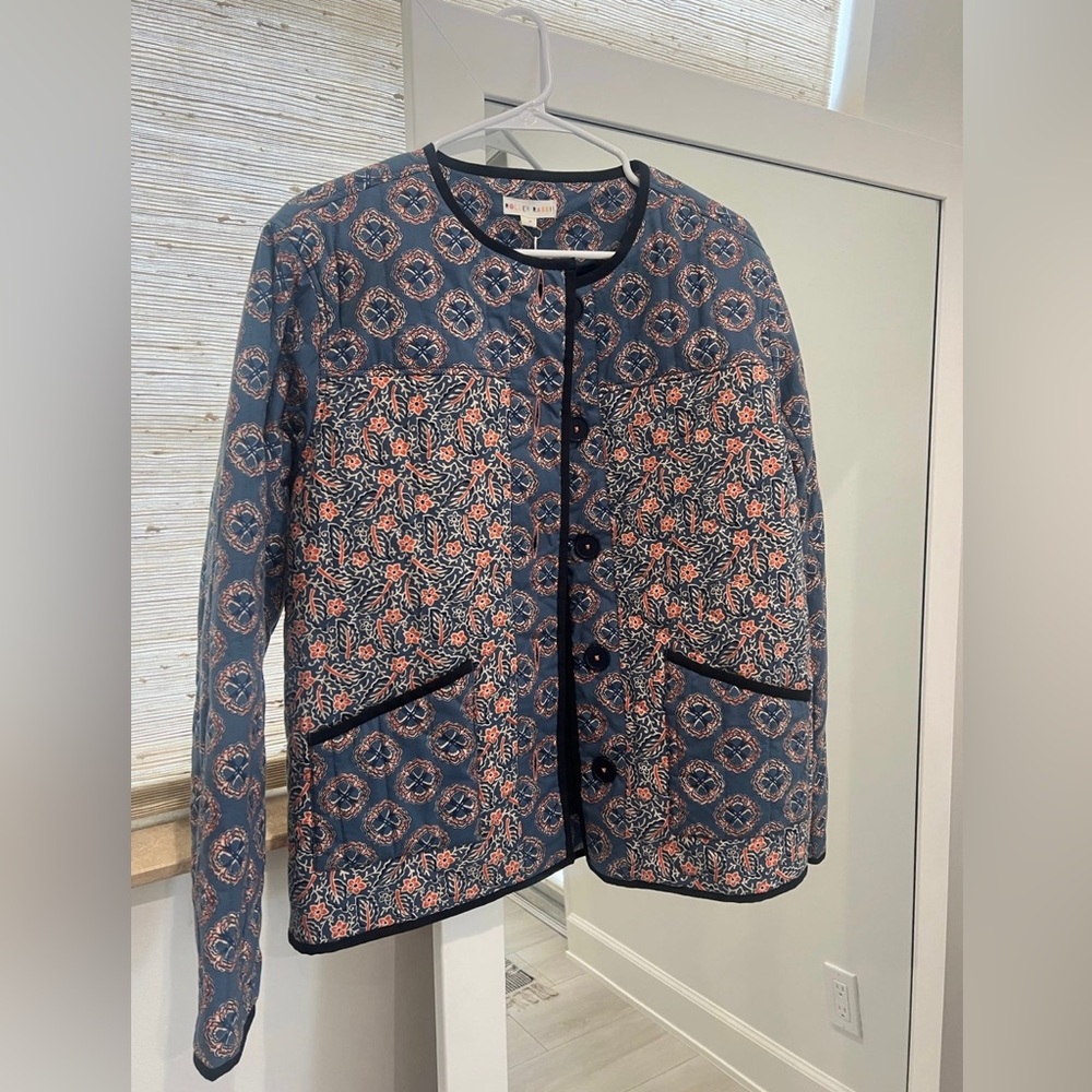 Roller Rabbit Quilted Jacket Medium